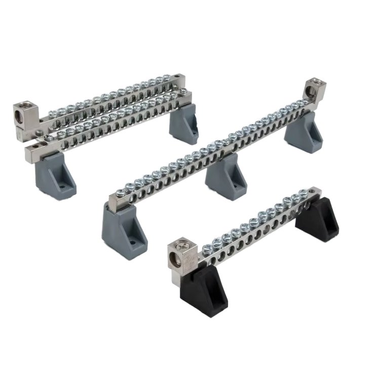 High Grade Brass Neutral Links and Copper Earth Bus Bar Terminal Blocks Links for Earthing Accessories and Electrical Fittings